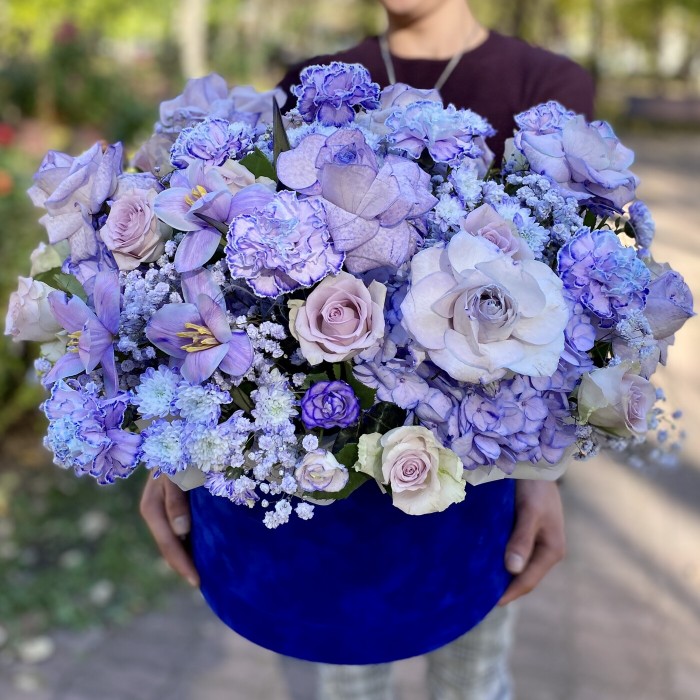 Цветы в коробке Зима в Японии