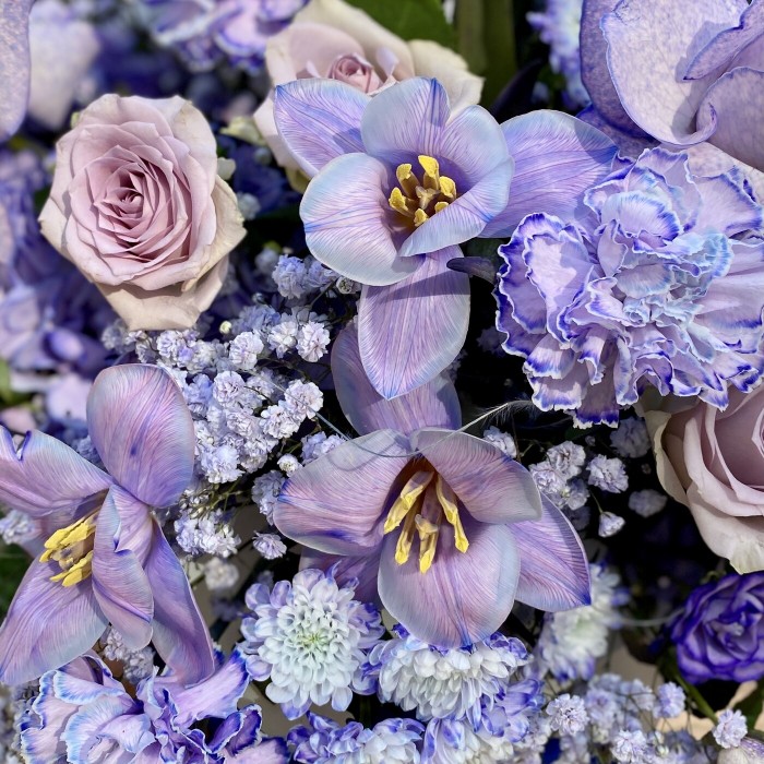 Цветы в коробке Зима в Японии