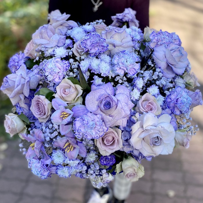 Цветы в коробке Зима в Японии