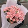 Букет из 25 кустовых нежно-розовых гвоздик