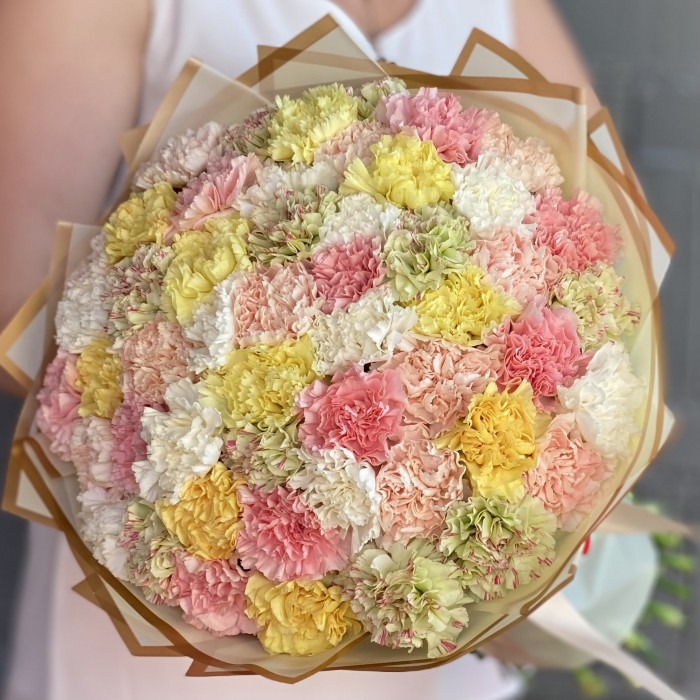 51 гвоздика летний микс