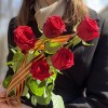 Букет из красных роз 9 мая