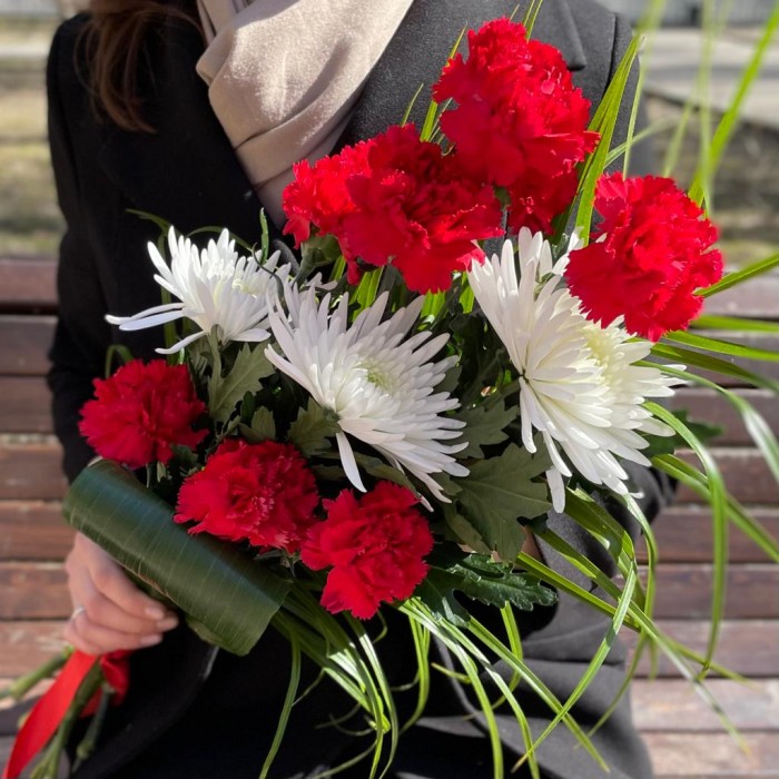 Букет Спасибо за победу