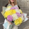 15 крупных хризантем Летний микс
