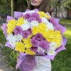 15 кустовых хризантем Летний микс