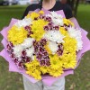 25 кустовых хризантем Яркий микс