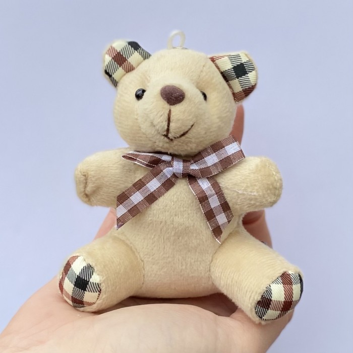 Брелок бежевый мишка