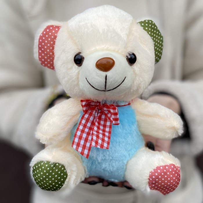Мишка с голубым животиком