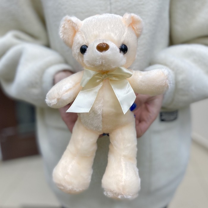 Мишка 30 см бежевый