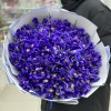 Букет из сиреневых ирисов