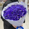 Букет из сиреневых ирисов