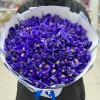 Букет из сиреневых ирисов