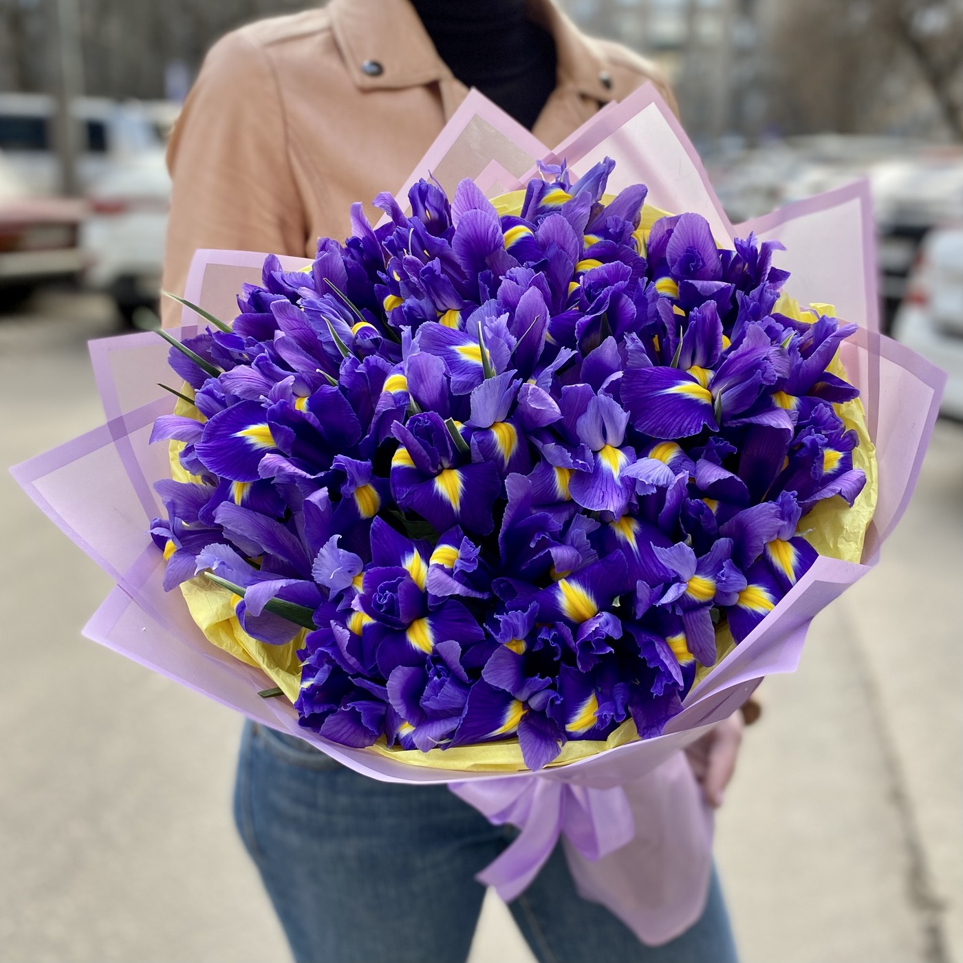 Цветы доставка ирисы купить цветы в тюмени тюльпаны