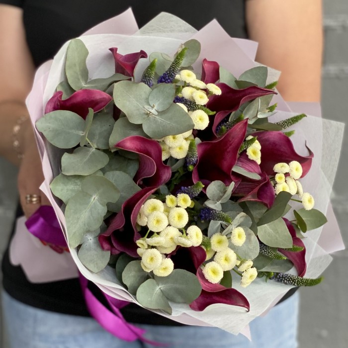 Букет с каллами Экспрессия