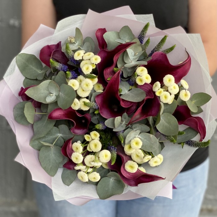 Букет с каллами Экспрессия