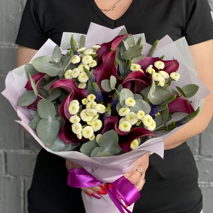 Букет с каллами Экспрессия