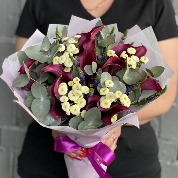 Букет с каллами Экспрессия