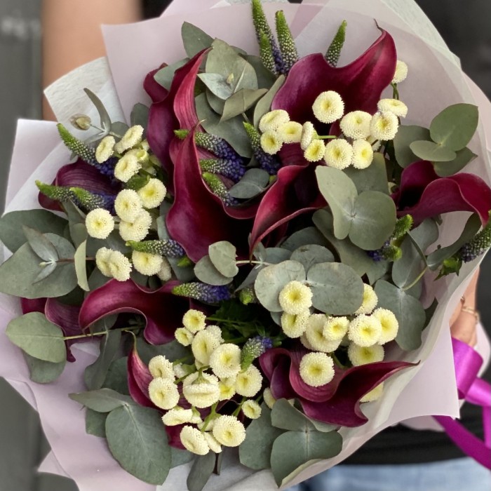 Букет с каллами Экспрессия