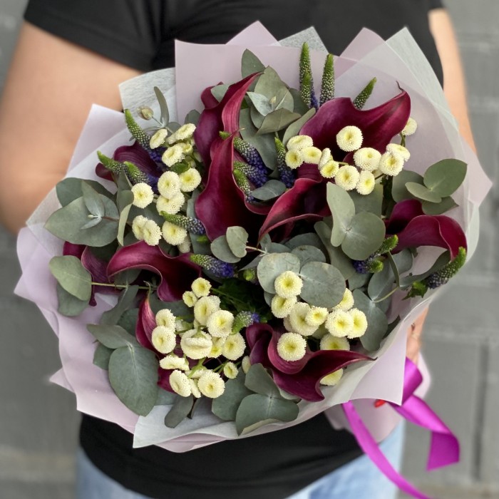 Букет с каллами Экспрессия