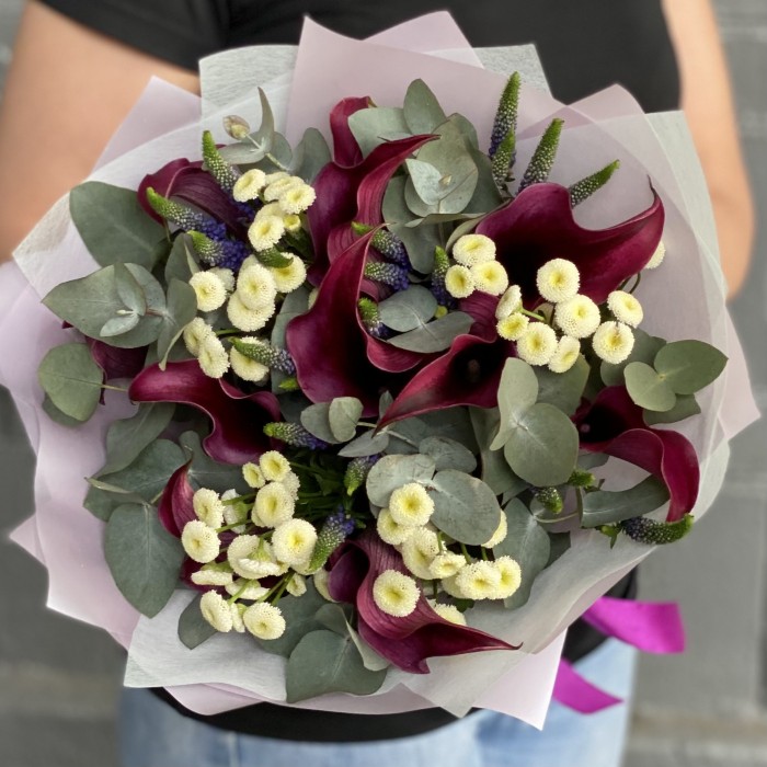 Букет с каллами Экспрессия