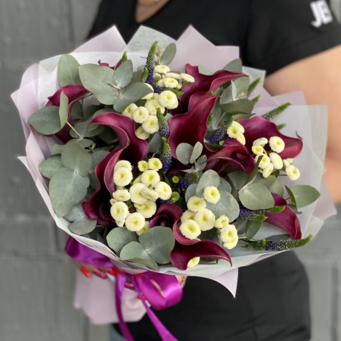 Букет с каллами Экспрессия