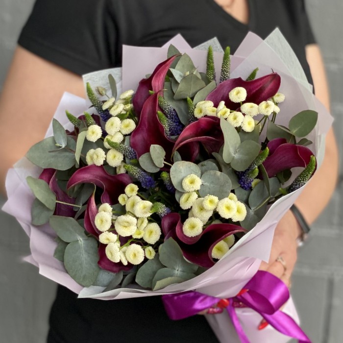 Букет с каллами Экспрессия