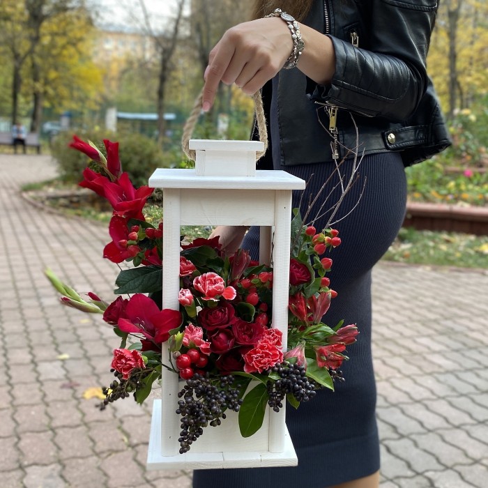 Композиция в фонаре Глубина чувств