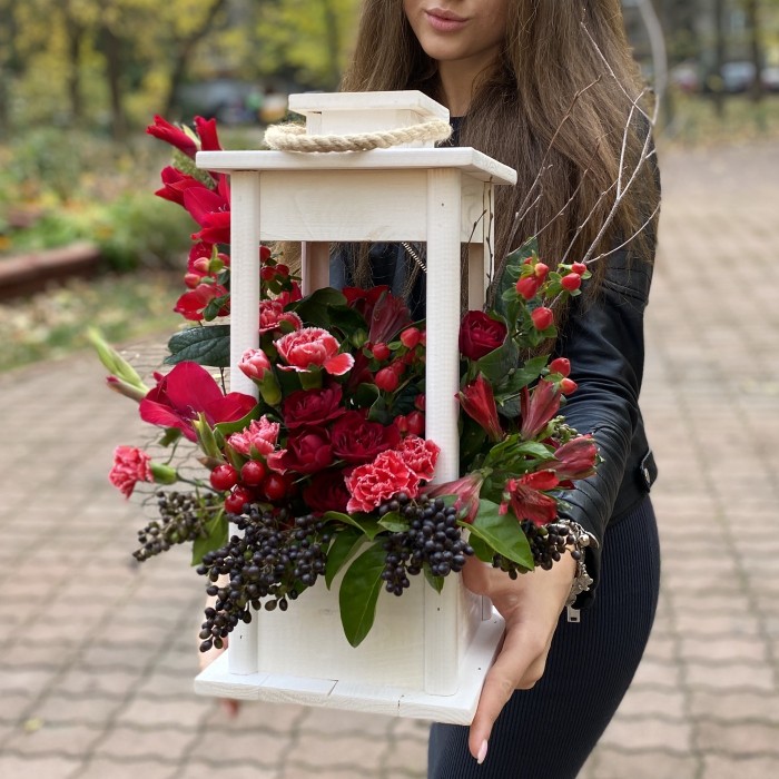 Композиция в фонаре Глубина чувств