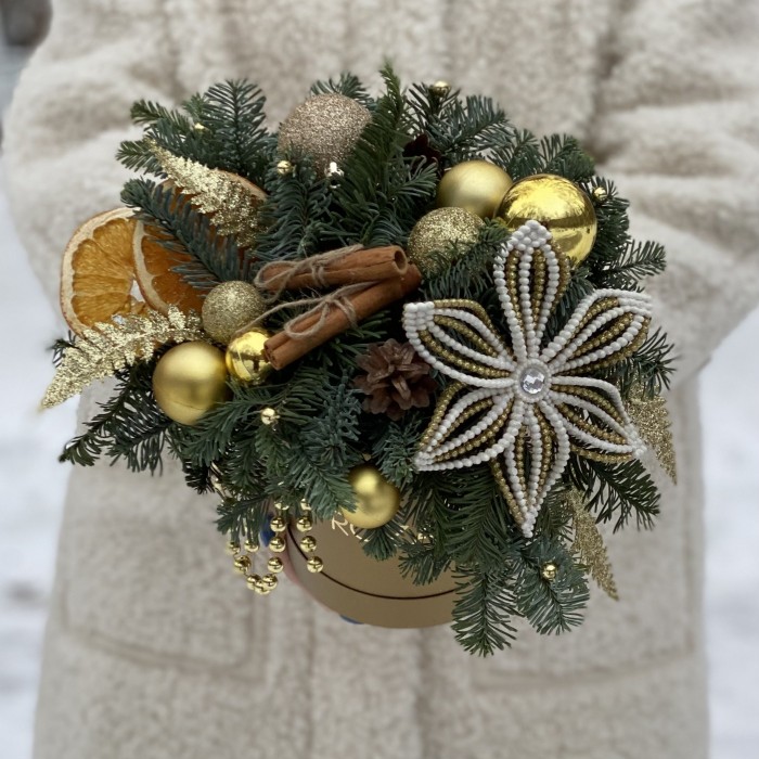 Новогодняя композиция "Рождественская звезда"