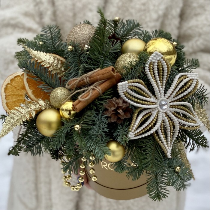 Новогодняя композиция "Рождественская звезда"