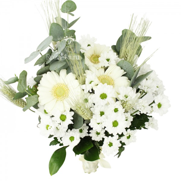 Букет невесты из хризантем