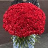 200 красных гвоздик