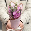 Корпоративный букет розовых маттиол