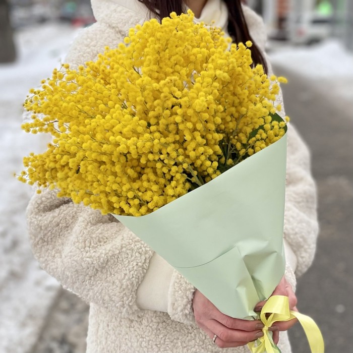 Букет из ароматной мимозы 300г