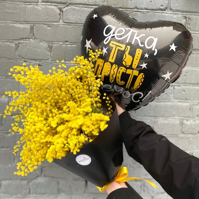 Букет ароматной мимозы