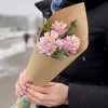 Букет из розовых гиацинтов