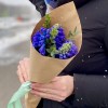 Букет из синих гиацинтов