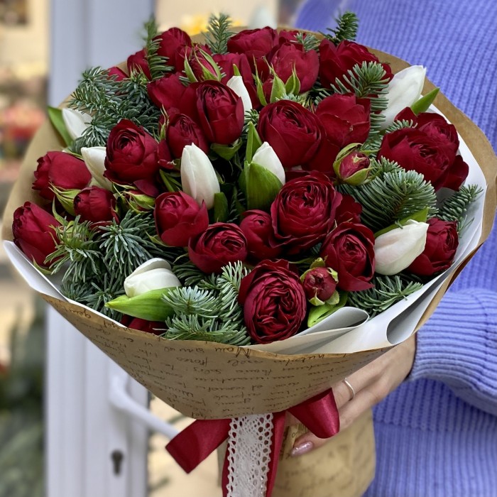 Букет Зимние ландыши