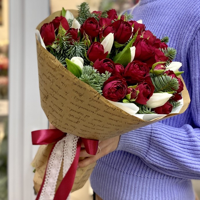 Букет Зимние ландыши