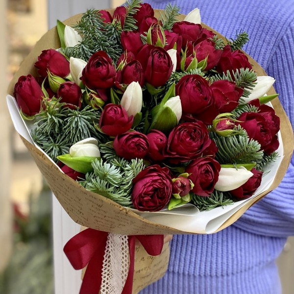 Букет Зимние ландыши