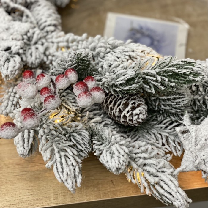 Праздничный венок-гирлянда