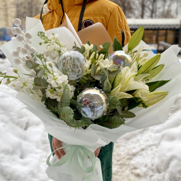 Букет Морозное утро с нобилисом