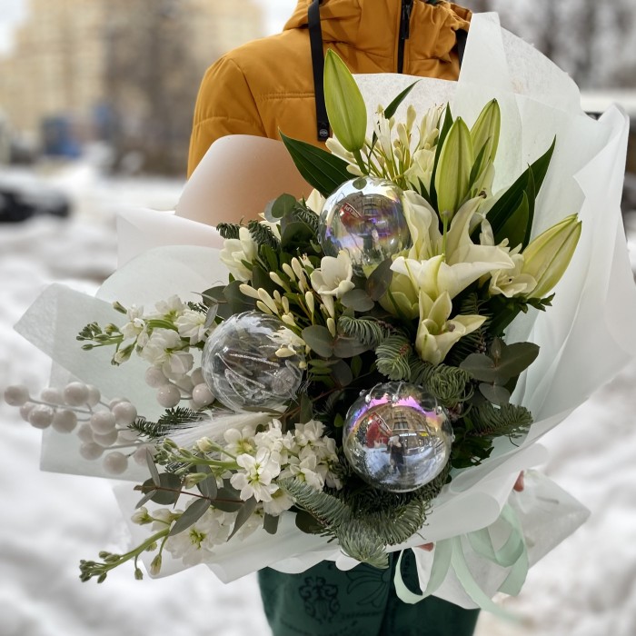 Букет Морозное утро с нобилисом