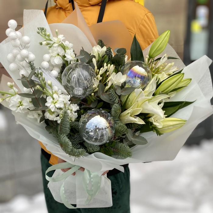 Букет Морозное утро с нобилисом