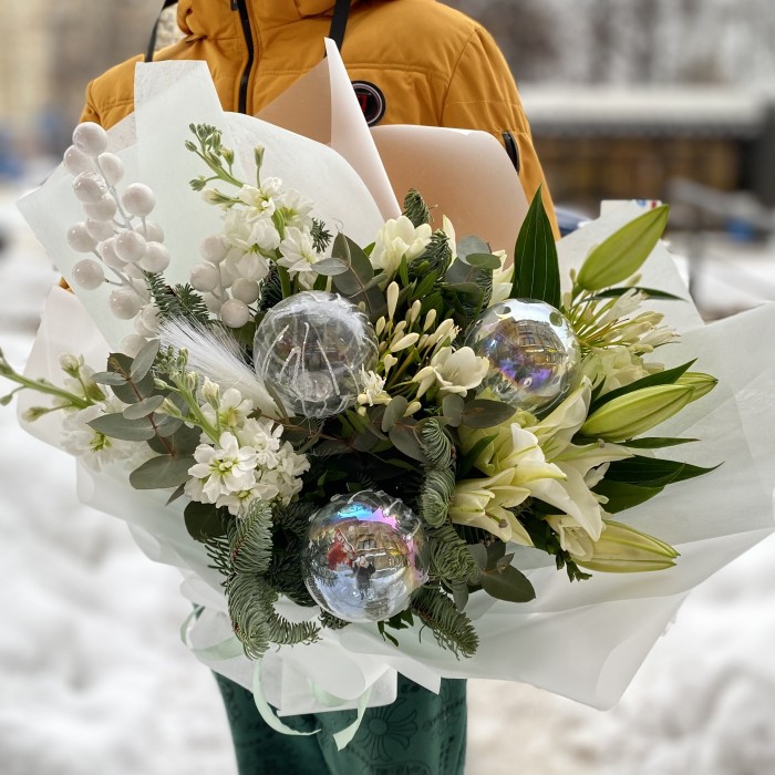 Букет Морозное утро с нобилисом