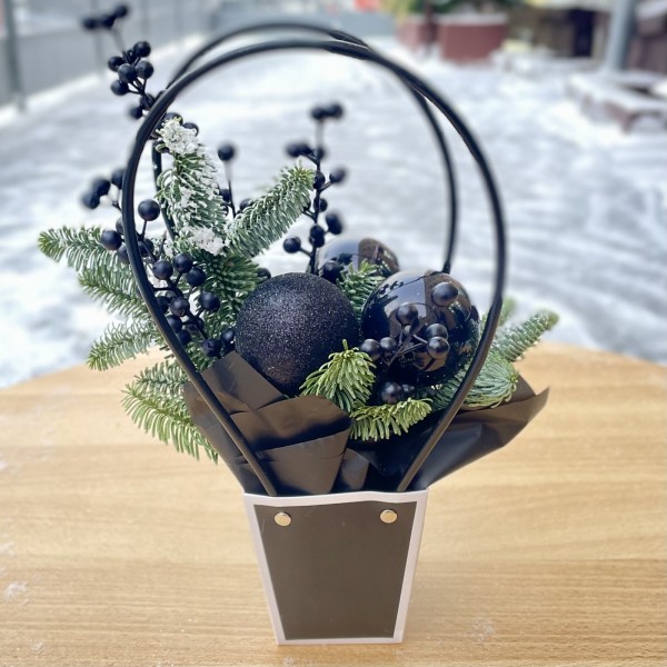 Композиция Зимняя ночь с нобилисом