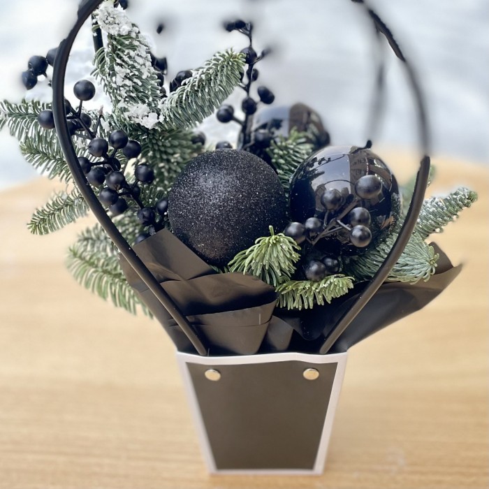 Композиция Зимняя ночь с нобилисом