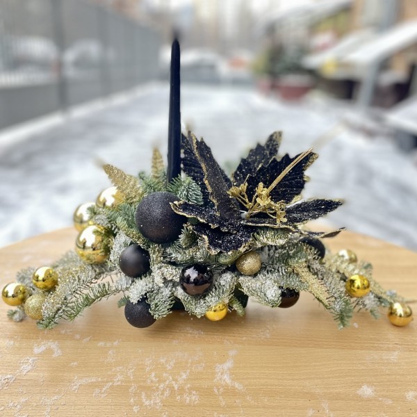 Настольная композиция Новогодняя звезда с нобилисом