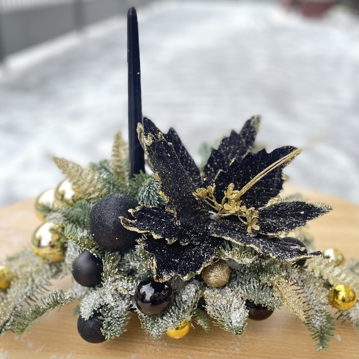 Настольная композиция Новогодняя звезда с нобилисом