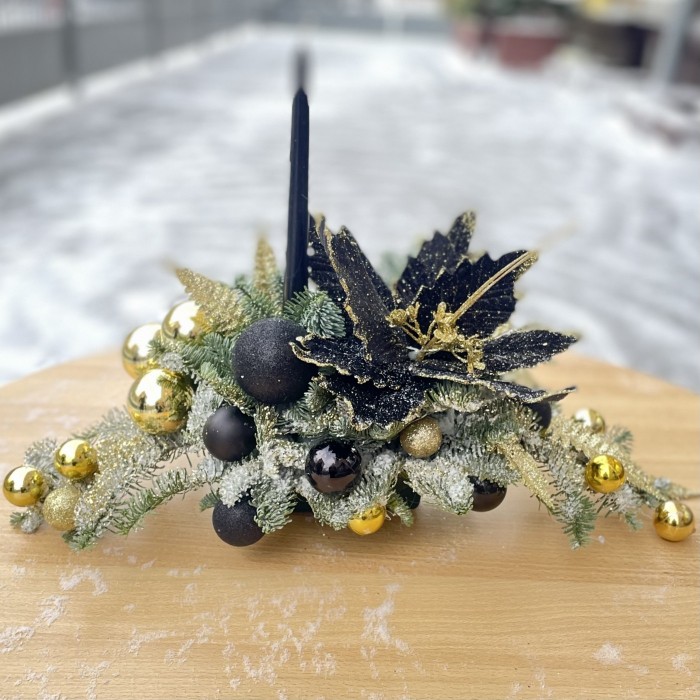 Настольная композиция Новогодняя звезда с нобилисом